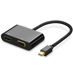Mini DisplayPort (kompatybilny z Thunderbolt) Do przejściówki przejściówki HDMI VGA, obudowa ze stopu aluminium