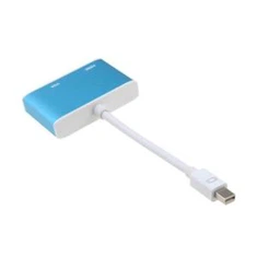 2-w-1 aluminium V1.3 Full HD 1080P Mini DP DisplayPort do HDMI VGA kabel adaptera do Apple MacBook, Macbook Pro, IMac, Macbook Air i Mac Mini