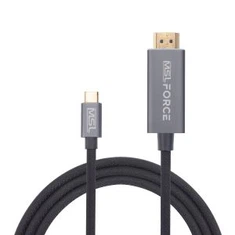 Kabel USB C do HDMI Stop aluminium 4K 60hz