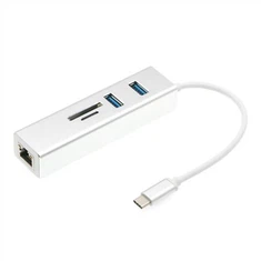Hub USB C Czytnik kart SD Ethernet HUB USB3.0