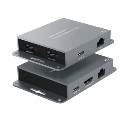 Zestaw przedłużacza HDMI przez Cat5/6 z POC